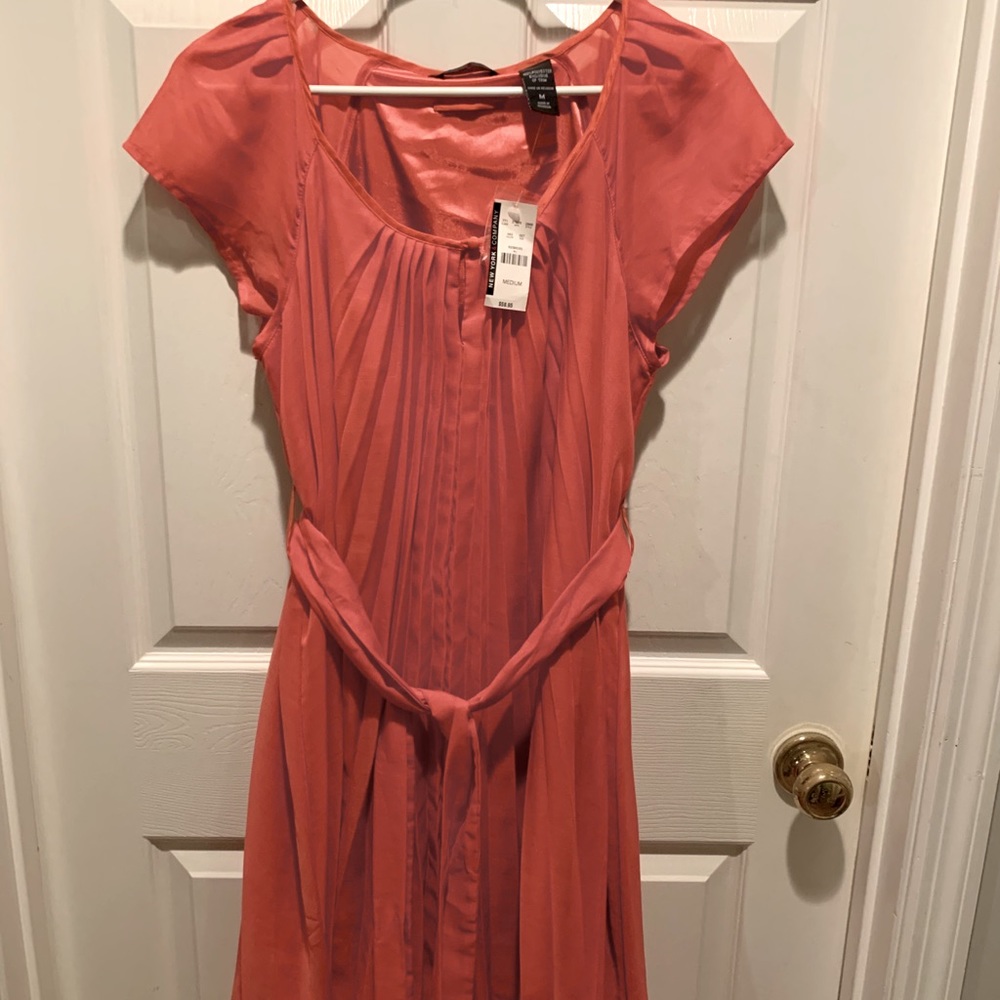 New York & Company burnt orange dress.